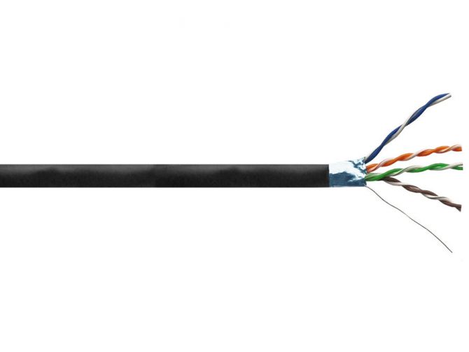 100M 305m 500m Cat5e Shielded UV Protected Cable