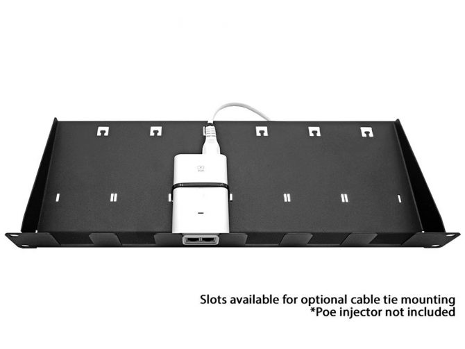 19 Inch Blank Rackmount Panel, 6xPoE