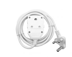 3m 5m Extension Cord with 2 sockets